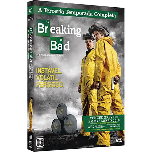 Tamanhos, Medidas e Dimensões do produto Dvd Breaking Bad - a Química do Mal 3ª Temporada (4 Discos)