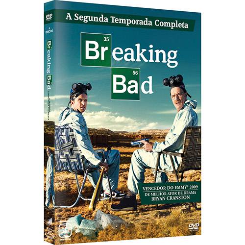 Tamanhos, Medidas e Dimensões do produto Dvd Breaking Bad - a Química do Mal 2ª Temporada (4 Discos)