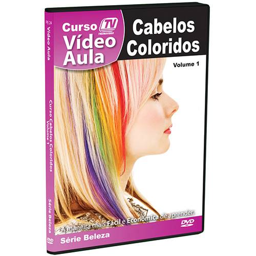 Tamanhos, Medidas e Dimensões do produto DVD Cabelos Coloridos - Videoaula