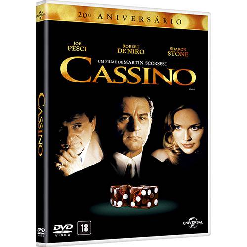 Tamanhos, Medidas e Dimensões do produto DVD - Cassino - 20º Aniversário