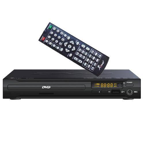 Tamanhos, Medidas e Dimensões do produto Dvd Cd Player Usb com Karaoke Mp3 Mp4 - Knup