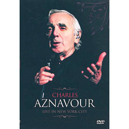 Tamanhos, Medidas e Dimensões do produto DVD - Charles Aznavour - Live In New York City