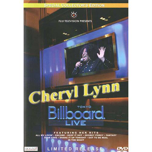 Tamanhos, Medidas e Dimensões do produto DVD - Cheryl Lynn - Tokyo Billboard Live