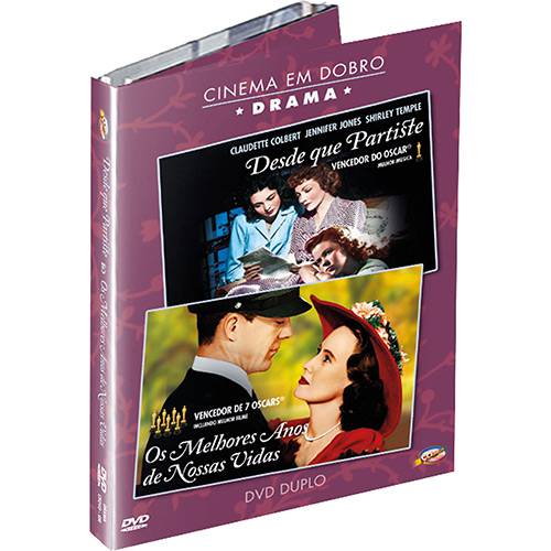 Tamanhos, Medidas e Dimensões do produto DVD - Cinema em Dobro - Desde que Partiste + os Melhores Anos (2 Discos)