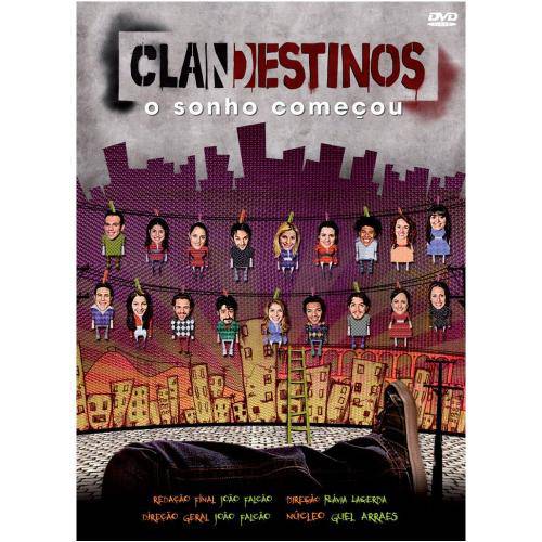 Tamanhos, Medidas e Dimensões do produto Dvd Clandestinos - o Sonho Começou