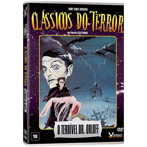 Tamanhos, Medidas e Dimensões do produto DVD Classícos do Terror - o Terrivel Dr. Orlof
