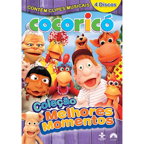 Tamanhos, Medidas e Dimensões do produto DVD Cocoricó 4 em 1 - Coleção Melhores Momentos