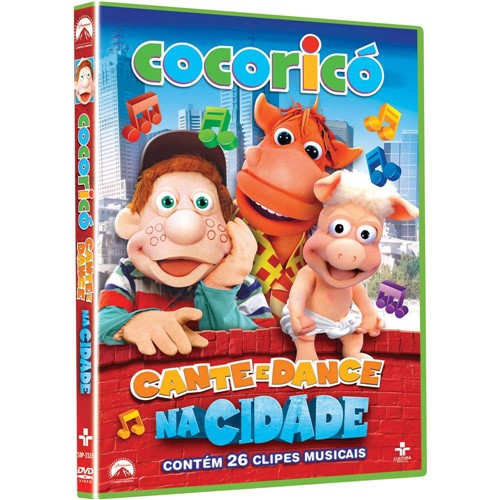Tamanhos, Medidas e Dimensões do produto DVD Cocoricó - Cante e Dance na Cidade