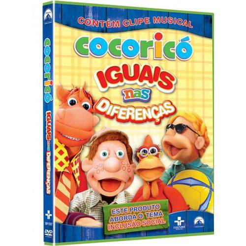 Tamanhos, Medidas e Dimensões do produto DVD Cocoricó - Iguais Nas Diferenças