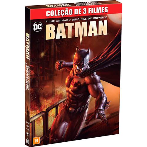 Tamanhos, Medidas e Dimensões do produto DVD - Coleção Batman: Filme Animado Original - 3 Filmes