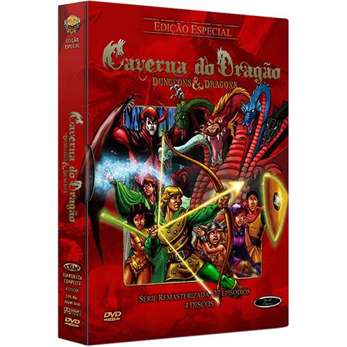 Tamanhos, Medidas e Dimensões do produto DVD - Coleção Caverna do Dragão (4 Discos)