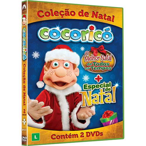 Tamanhos, Medidas e Dimensões do produto DVD Coleção de Natal - Cocoricó (2 Discos)