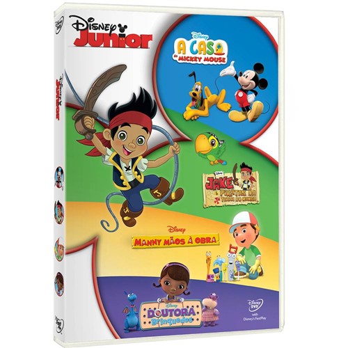 Tamanhos, Medidas e Dimensões do produto DVD Coleção Disney Júnior Edição Especial (4 DVDs)