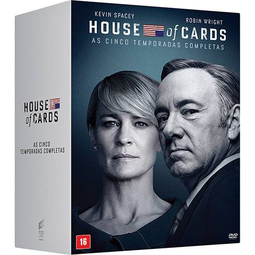 Tamanhos, Medidas e Dimensões do produto DVD - Coleção House Of Cards - as 5 Temporadas Completas