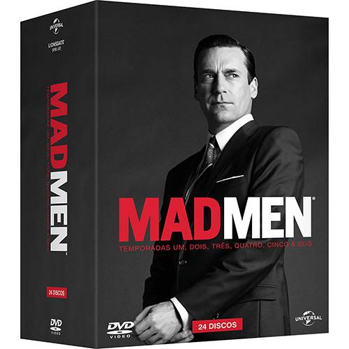 Tamanhos, Medidas e Dimensões do produto DVD - Coleção Mad Men - 1ª a 6ª Temporada (24 Discos)