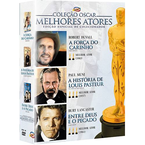 Tamanhos, Medidas e Dimensões do produto DVD - Coleção Oscar: Melhores Atores (3 Discos)