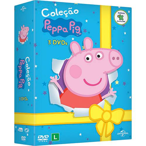 Tamanhos, Medidas e Dimensões do produto DVD - Coleção Peppa Pig (3 Discos)