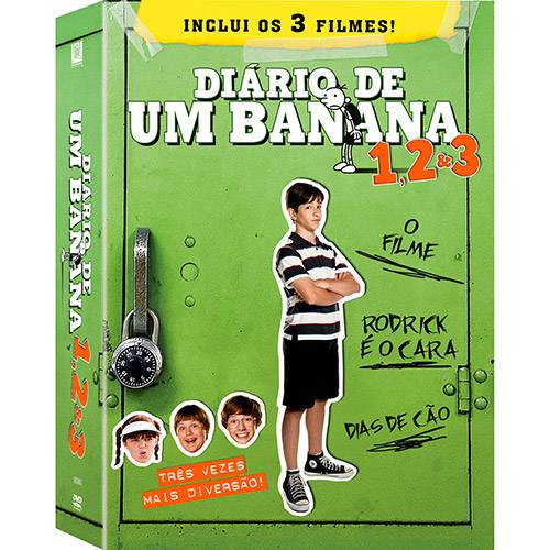 Tamanhos, Medidas e Dimensões do produto DVD - Coleção Trilogia Diário de um Banana (3 Discos)