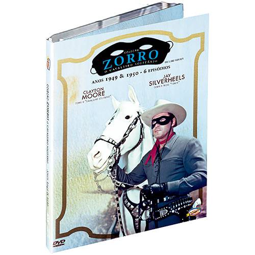 Tamanhos, Medidas e Dimensões do produto DVD - Coleção Zorro: o Cavaleiro Solitário - Anos 1949 & 1950