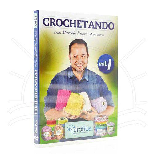 Tamanhos, Medidas e Dimensões do produto Dvd Crochetando Vol. 1 com Prof. Marcelo Nunes