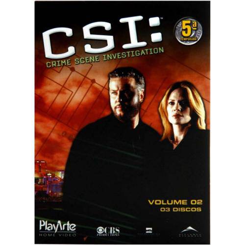 Tamanhos, Medidas e Dimensões do produto Dvd Csi: Crime Scene Investigation - 5ª Temporada - Vol. 2 (3 Dvds)