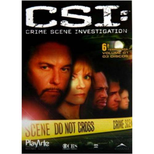 Tamanhos, Medidas e Dimensões do produto Dvd Csi: Crime Scene Investigation - 6ª Temporada - Vol. 1 (3 Dvds)