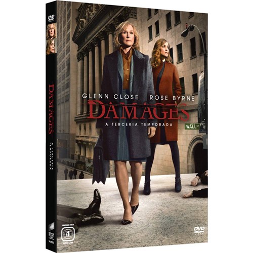 Tamanhos, Medidas e Dimensões do produto Dvd Damages - 3ª Temporada