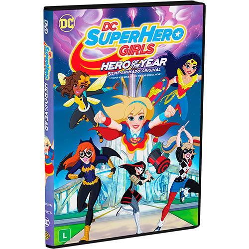 Tamanhos, Medidas e Dimensões do produto DVD DC Super Hero Girls: Hero Of The Year - Filme Animado Original