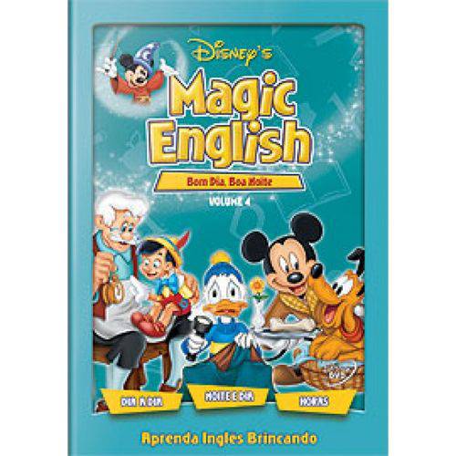 Tamanhos, Medidas e Dimensões do produto DVD Disney Magic English - Bom Dia, Boa Noite - Vol. 4