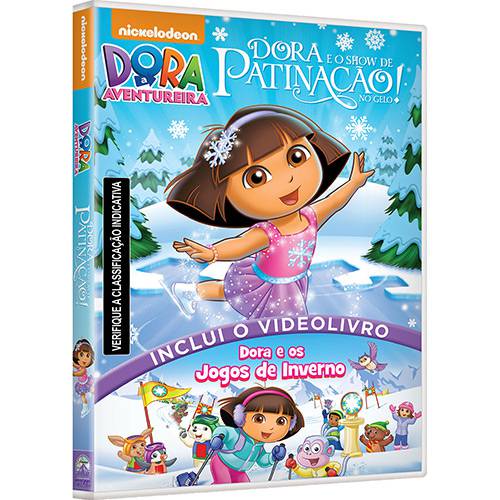 Tamanhos, Medidas e Dimensões do produto DVD - Dora a Aventureira Dora e o Show de Patinação no Gelo