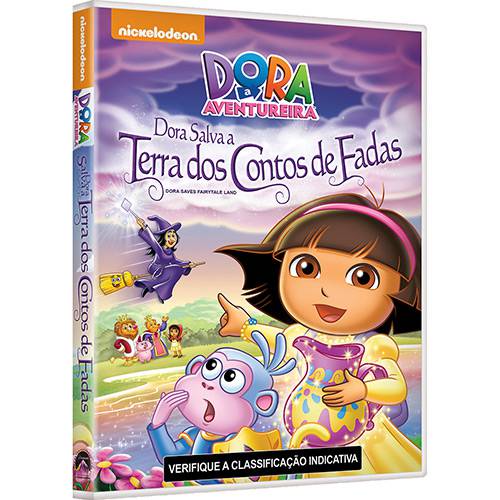 Tamanhos, Medidas e Dimensões do produto DVD - Dora a Aventureira: Dora Salva a Terra dos Contos de Fada