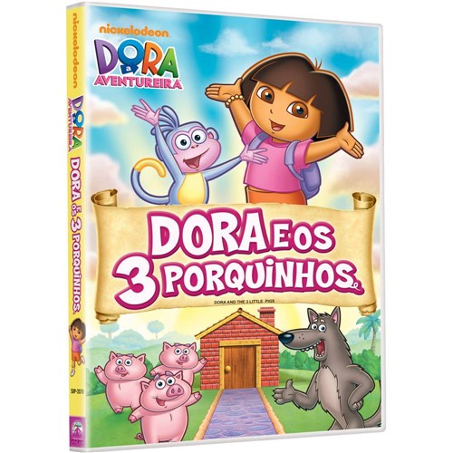 Tamanhos, Medidas e Dimensões do produto DVD Dora e os 3 Porquinhos