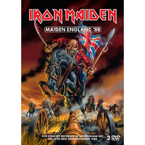 Tamanhos, Medidas e Dimensões do produto DVD Duplo Iron Maiden-Maiden England 88