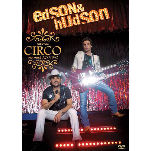 Tamanhos, Medidas e Dimensões do produto DVD Edson e Hudson: Faço um Circo Pra Você (Ao Vivo)
