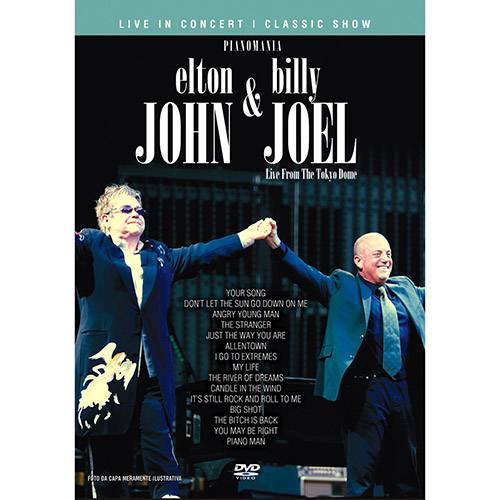 Tamanhos, Medidas e Dimensões do produto DVD Elton John & Billy Joel: Live In Tokio Dome