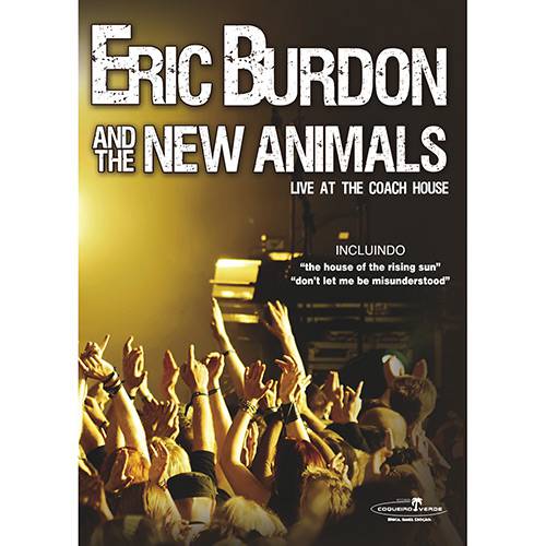 Tamanhos, Medidas e Dimensões do produto DVD Eric Burdon And The New Animals - Live At The Coach House