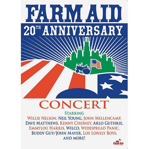Tamanhos, Medidas e Dimensões do produto DVD Farm Aid - 20th Anniversary