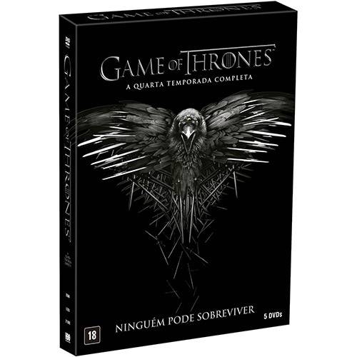 Tamanhos, Medidas e Dimensões do produto DVD - Game Of Thrones: a Quarta Temporada Completa - Ninguém Pode Sobreviver (5 Discos)