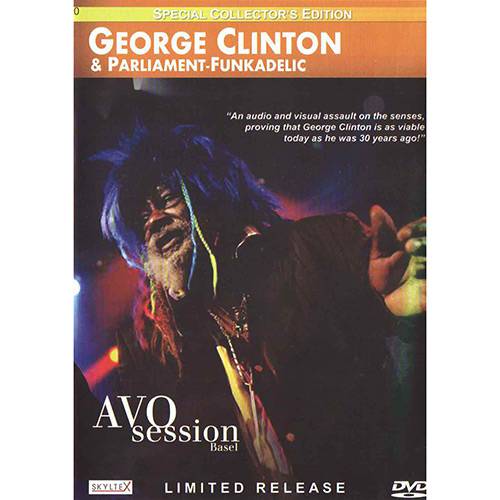 Tamanhos, Medidas e Dimensões do produto DVD - George Clinton & Parliament - Funkadelic: Avo Session Basel