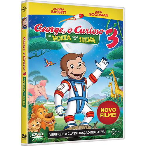 Tamanhos, Medidas e Dimensões do produto DVD - George, o Curioso - de Volta para a Selva