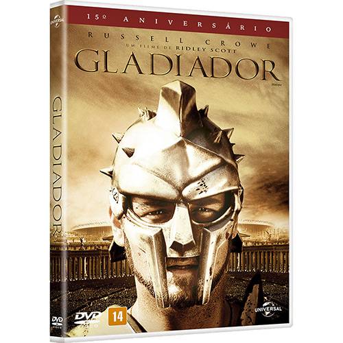 Tamanhos, Medidas e Dimensões do produto DVD - Gladiador - Edição 15 Anos