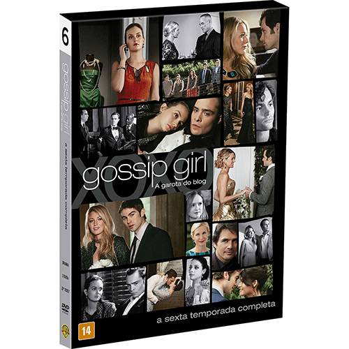Tamanhos, Medidas e Dimensões do produto DVD - Gossip Girl: a Garota do Blog - a 6ª Temporada Completa (3 Discos)