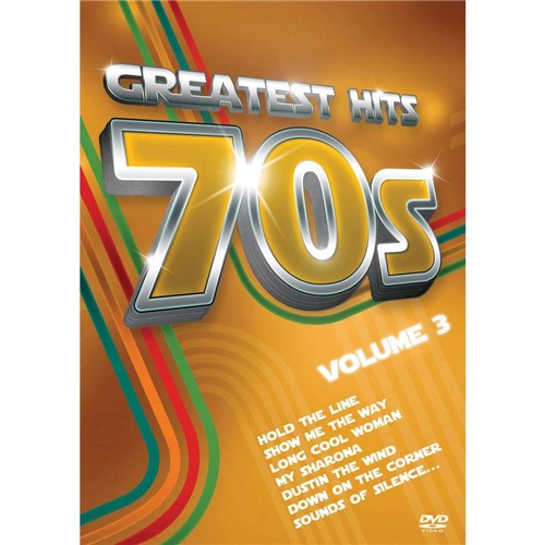 Tamanhos, Medidas e Dimensões do produto DVD Greatest Hits Anos 70 - Vol.3