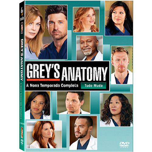 Tamanhos, Medidas e Dimensões do produto DVD Grey´s Anatomy: a 9ª Temporada Completa (6 Discos)
