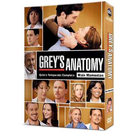 Tamanhos, Medidas e Dimensões do produto DVD Grey's Anatomy - 5ª Temporada (7 DVDs)