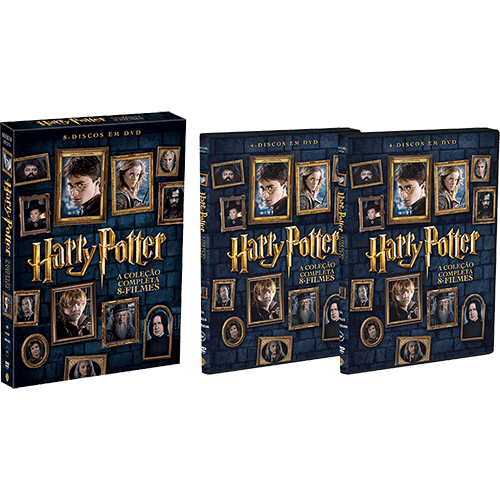 Tamanhos, Medidas e Dimensões do produto DVD Harry Potter a Coleção Completa 8 Filmes