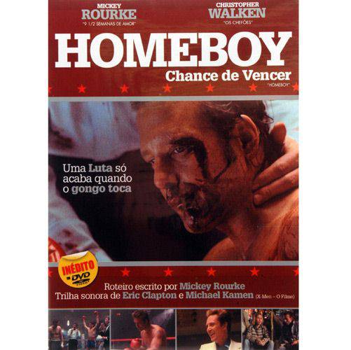Tamanhos, Medidas e Dimensões do produto DVD Homeboy - Chance de Vencer