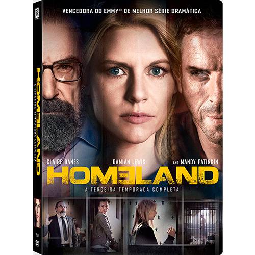 Tamanhos, Medidas e Dimensões do produto DVD - Homeland - a Terceira Temporada Completa