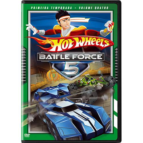 Tamanhos, Medidas e Dimensões do produto Dvd Hot Wheels Battle Force 5 - 1ª Temporada - Volume 4