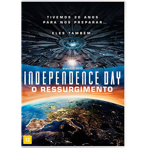 Tamanhos, Medidas e Dimensões do produto DVD - Independence Day: o Ressurgimento